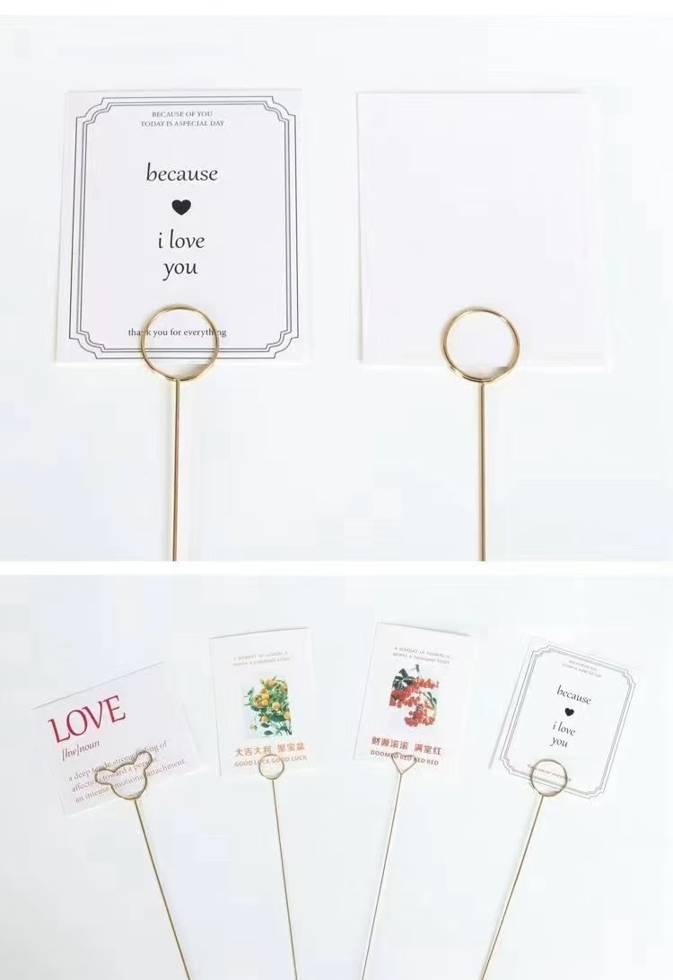 Wrapping Paper Metal Accessory Different Shape and Size - Image 3