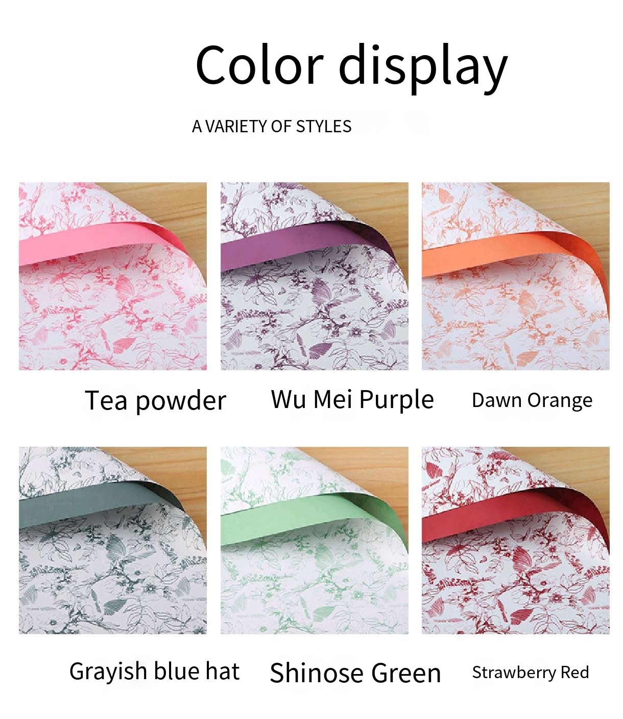 Flower Stream Butterfly Wrapping Paper New Style - Image 4
