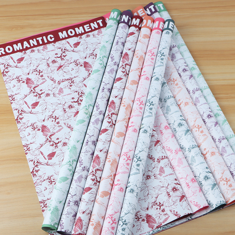 Flower Stream Butterfly Wrapping Paper New Style